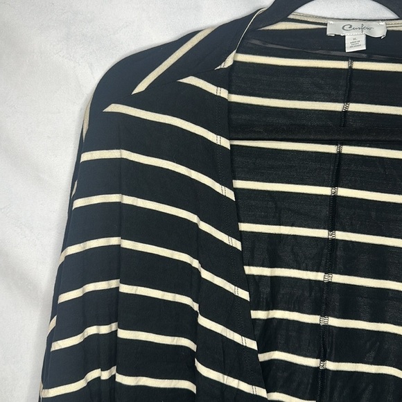 NWT CURFEW LIGHT STRIPE FLOWY CARDIGAN (Xl) - Picture 7 of 9